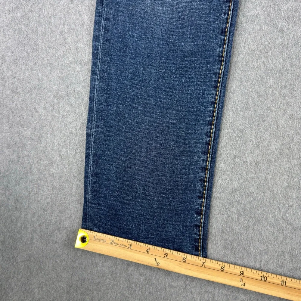 True Religion Geno Relaxed Slim Fit Mens Jeans 32x34 Cotton Thick Stitch